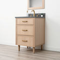 
                  
                    Cape Breton 24" White Oak Bathroom Vanity - All Drawers
                  
                