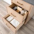 
                  
                    Cape Breton 24" White Oak Bathroom Vanity - All Drawers
                  
                