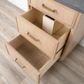 
                  
                    Cape Breton 24" White Oak Bathroom Vanity - All Drawers
                  
                