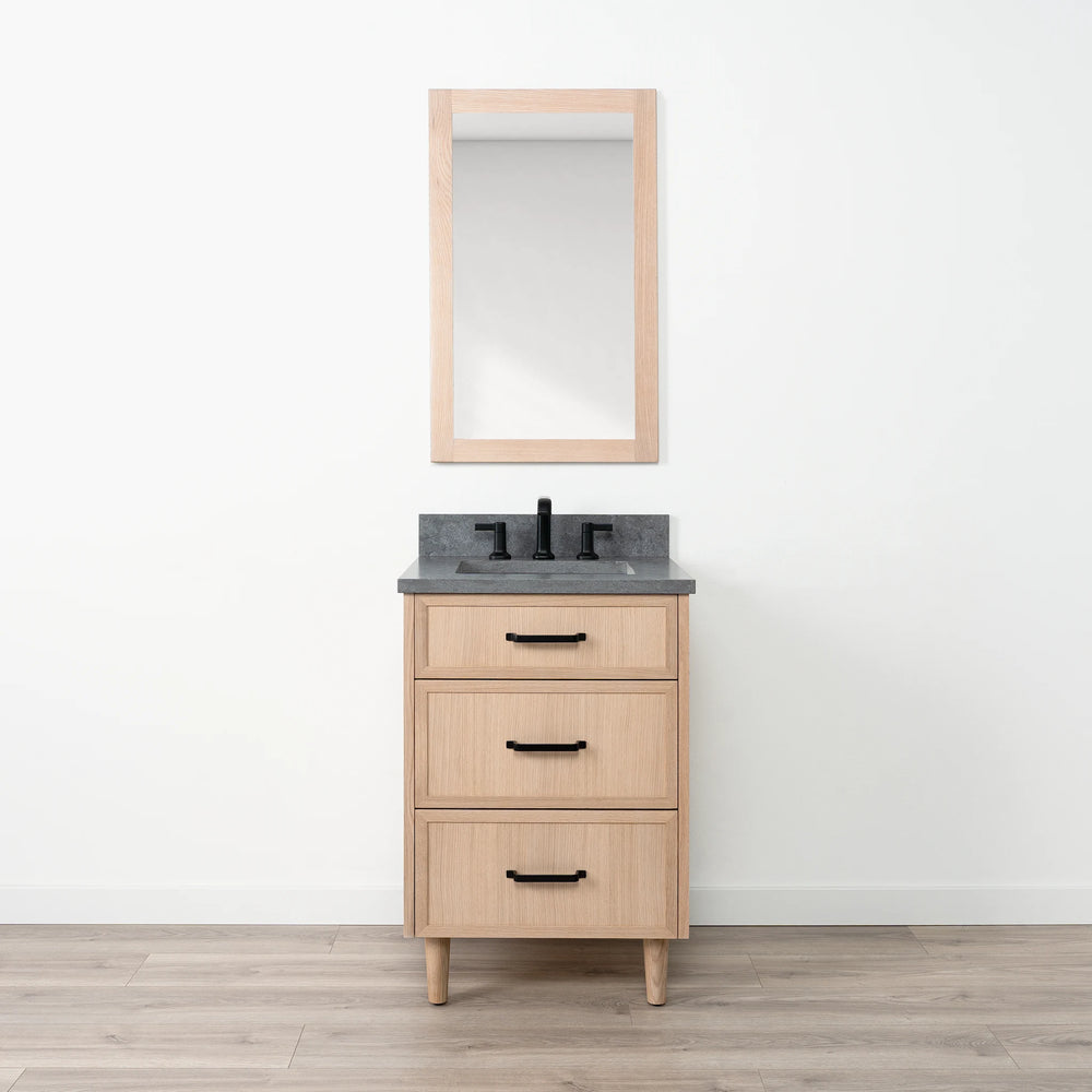 
                  
                    Cape Breton 24" White Oak Bathroom Vanity - All Drawers
                  
                