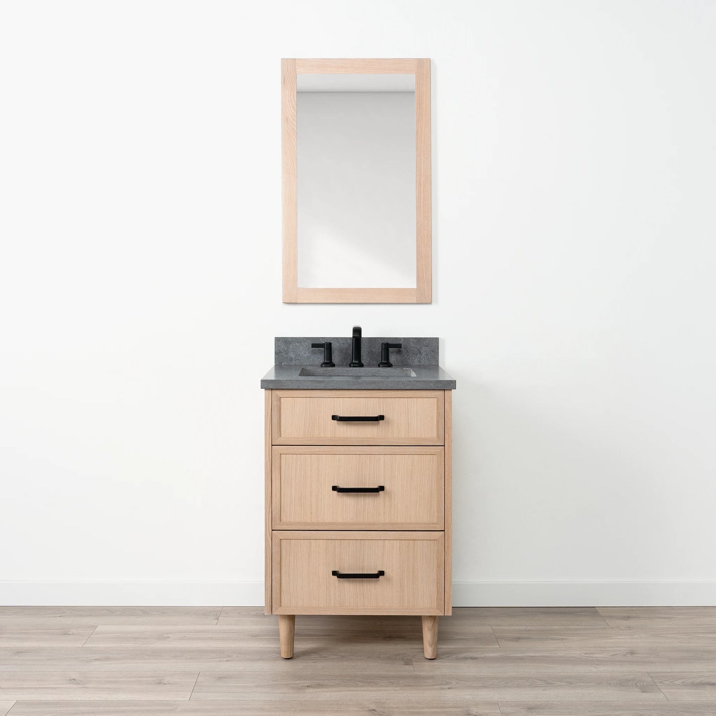 
                  
                    Cape Breton 24" White Oak Bathroom Vanity - All Drawers
                  
                