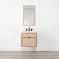 
                  
                    Cape Breton SLIM 24" Wall Mount White Oak Bathroom Vanity - All Drawers Teodor Bathroom Vanity Canada
                  
                