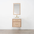 
                  
                    Cape Breton SLIM 24" Wall Mount White Oak Bathroom Vanity - All Drawers Teodor Bathroom Vanity Canada
                  
                