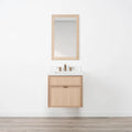 
                  
                    Cape Breton SLIM 24" Wall Mount White Oak Bathroom Vanity - All Drawers Teodor Bathroom Vanity Canada
                  
                