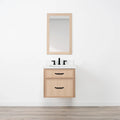 
                  
                    Cape Breton SLIM 24" Wall Mount White Oak Bathroom Vanity - All Drawers Teodor Bathroom Vanity Canada
                  
                
