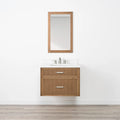 
                  
                    Cape Breton SLIM 30" Wall Mount Mid Century Oak Bathroom Vanity - All Drawers Teodor Bathroom Vanity Canada
                  
                
