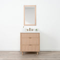 
                  
                    Cape Breton 30" White Oak Bathroom Vanity - All Drawers
                  
                