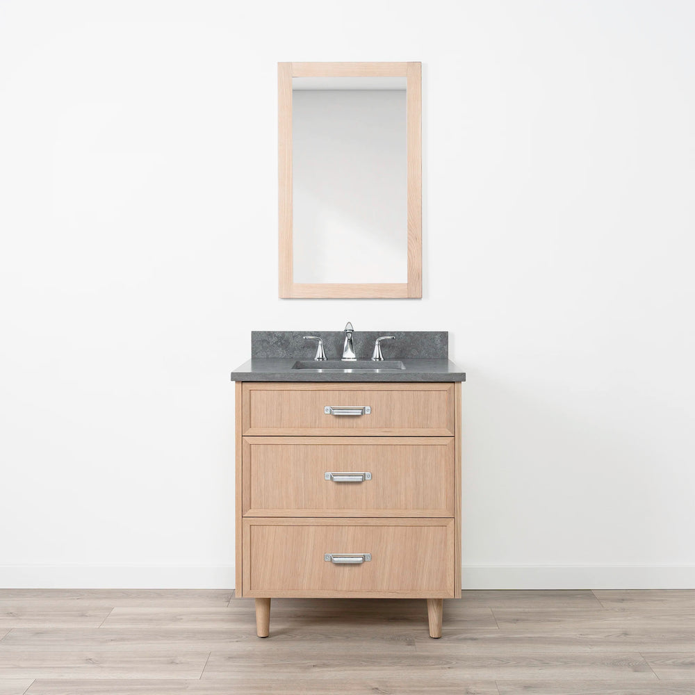 
                  
                    Cape Breton 30" White Oak Bathroom Vanity - All Drawers
                  
                