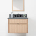 
                  
                    Cape Breton SLIM 30" Wall Mount White Oak Bathroom Vanity - All Drawers Teodor Bathroom Vanity Canada
                  
                