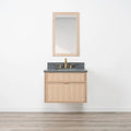 
                  
                    Cape Breton SLIM 30" Wall Mount White Oak Bathroom Vanity - All Drawers Teodor Bathroom Vanity Canada
                  
                
