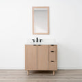 
                  
                    Cape Breton 36" White Oak Bathroom Vanity, Left Sink
                  
                