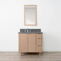 
                  
                    Cape Breton 36" White Oak Bathroom Vanity, Left Sink
                  
                