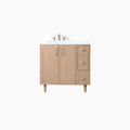 
                  
                    Cape Breton 36" White Oak Bathroom Vanity, Left Sink
                  
                