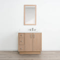 
                  
                    Cape Breton 36" White Oak Bathroom Vanity, Right Sink
                  
                