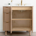 
                  
                    Cape Breton 36" White Oak Bathroom Vanity, Right Sink
                  
                