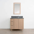 
                  
                    Cape Breton 36" White Oak Bathroom Vanity, Right Sink
                  
                