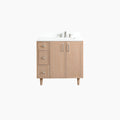 
                  
                    Cape Breton 36" White Oak Bathroom Vanity, Right Sink
                  
                