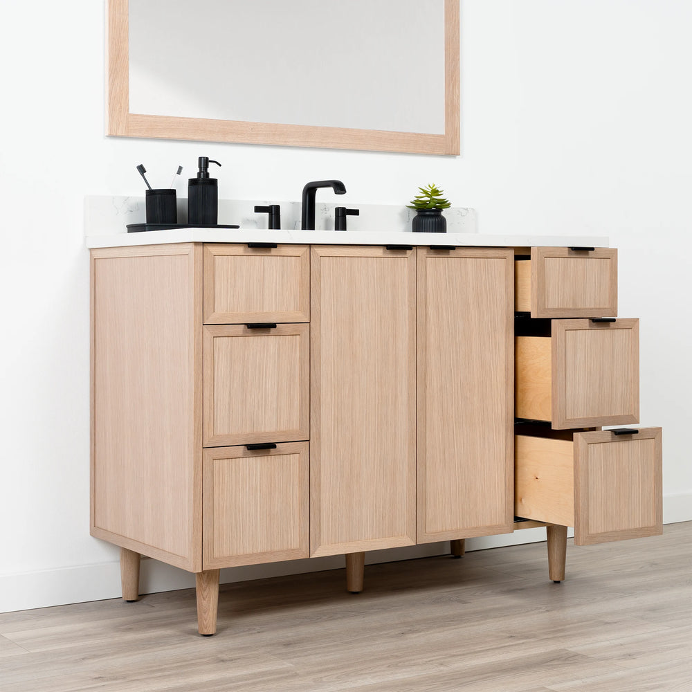 
                  
                    Cape Breton 48" White Oak Bathroom Vanity
                  
                