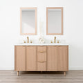 
                  
                    Cape Breton 60" White Oak Bathroom Vanity, Double Sink
                  
                