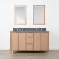 
                  
                    Cape Breton 60" White Oak Bathroom Vanity, Double Sink
                  
                