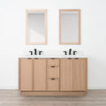 
                  
                    Cape Breton SLIM 60" White Oak Bathroom Vanity, Double Sink
                  
                