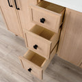 
                  
                    Cape Breton SLIM 60" White Oak Bathroom Vanity, Double Sink
                  
                