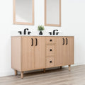 
                  
                    Cape Breton SLIM 60" White Oak Bathroom Vanity, Double Sink
                  
                