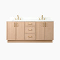
                  
                    Cape Breton 72" White Oak Bathroom Vanity, Double Sink
                  
                