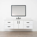 
                  
                    Cape Breton SLIM 72" Wall Mount Satin White Bathroom Vanity Teodor Bathroom Vanity Canada
                  
                