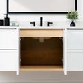 
                  
                    Cape Breton SLIM 72" Wall Mount Satin White Bathroom Vanity Teodor Bathroom Vanity Canada
                  
                