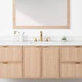 
                  
                    Cape Breton 72" Wall Mount White Oak Bathroom Vanity
                  
                