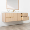 
                  
                    Cape Breton 72" Wall Mount White Oak Bathroom Vanity
                  
                