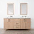 
                  
                    Cape Breton 72" White Oak Bathroom Vanity, Double Sink
                  
                