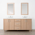 
                  
                    Cape Breton 72" White Oak Bathroom Vanity, Double Sink
                  
                