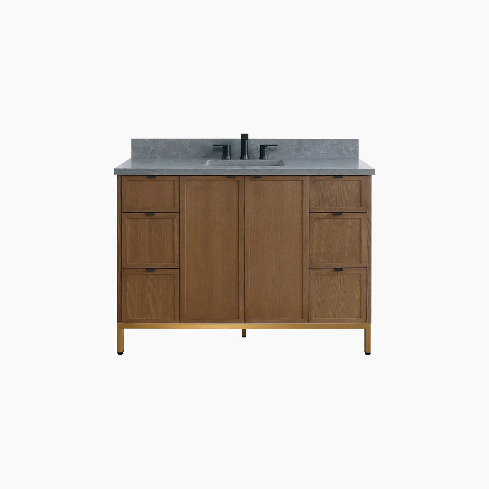 
                  
                    Cape Breton 48" Mid Century Oak Bathroom Vanity
                  
                