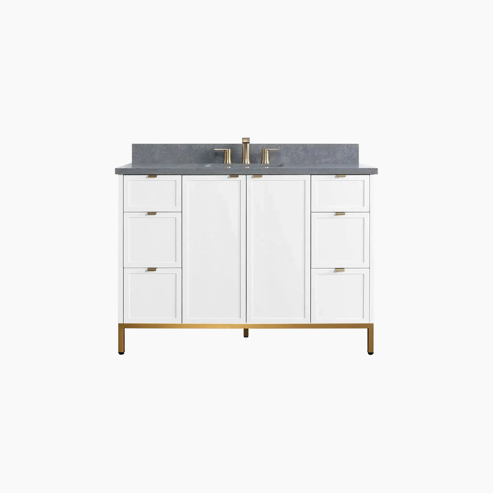 
                  
                    Cape Breton 48" Satin White Bathroom Vanity
                  
                