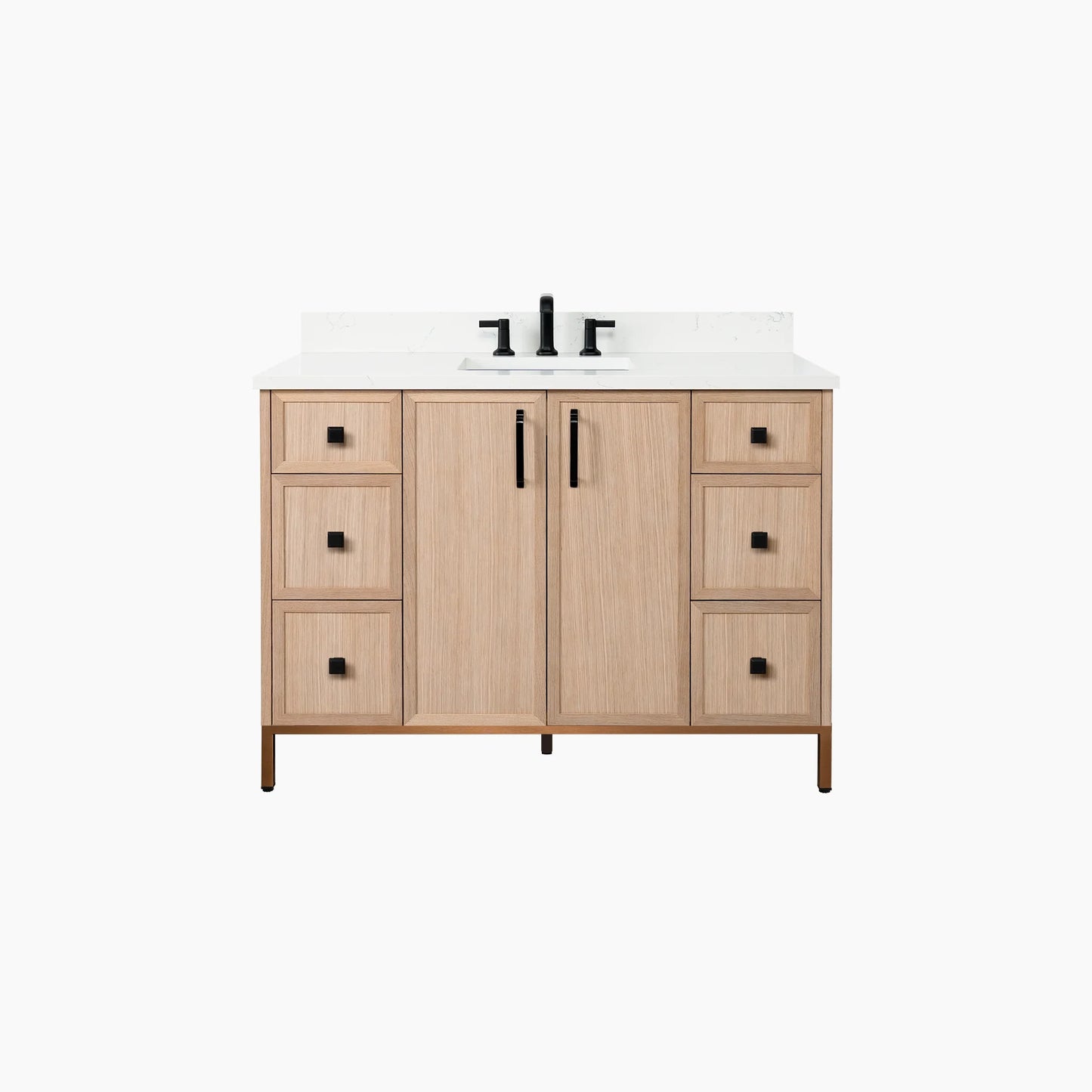 
                  
                    Cape Breton 48" White Oak Bathroom Vanity
                  
                