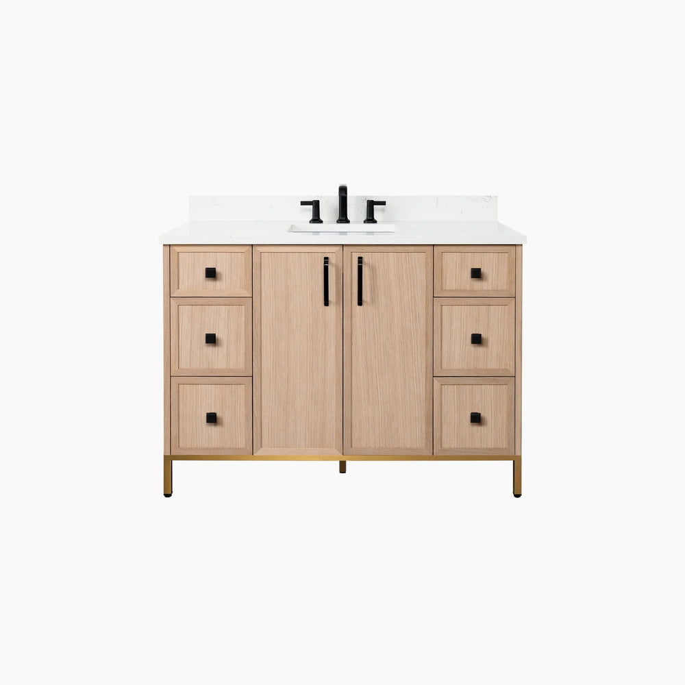 
                  
                    Cape Breton 48" White Oak Bathroom Vanity
                  
                