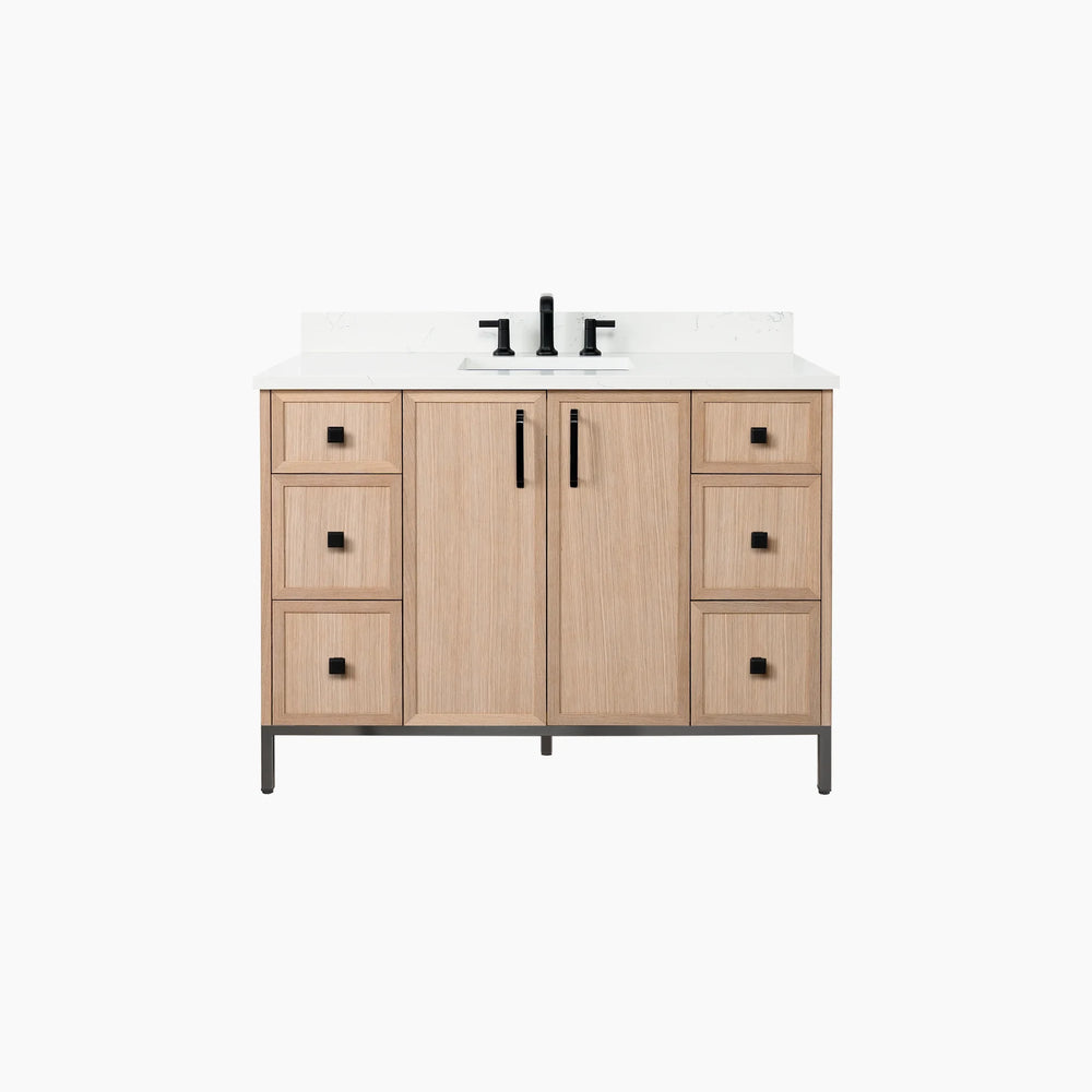 
                  
                    Cape Breton 48" White Oak Bathroom Vanity
                  
                