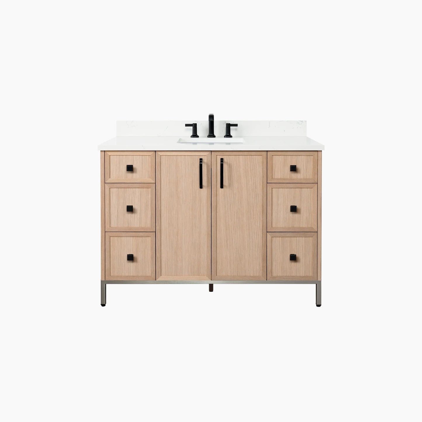 
                  
                    Cape Breton 48" White Oak Bathroom Vanity
                  
                