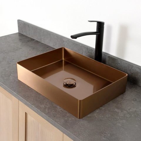 Rectangular Stainless Steel Undermount Sink Teodor Extra Bathroom Vanity Canada