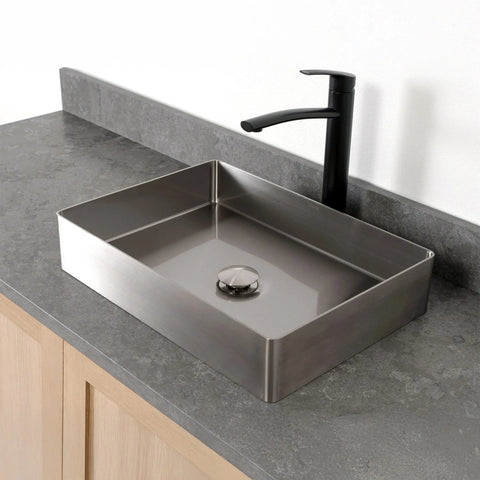 Rectangular Stainless Steel Undermount Sink Teodor Extra Bathroom Vanity Canada