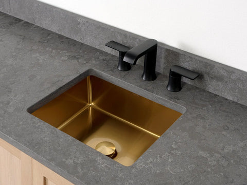 SLIM Rectangular Stainless Steel Undermount Sink Teodor Extra Bathroom Vanity Canada