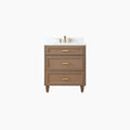 
                  
                    Davenport SLIM 30" Almond Coast Bathroom Vanity - All Drawers Teodor Bathroom Vanity Canada
                  
                