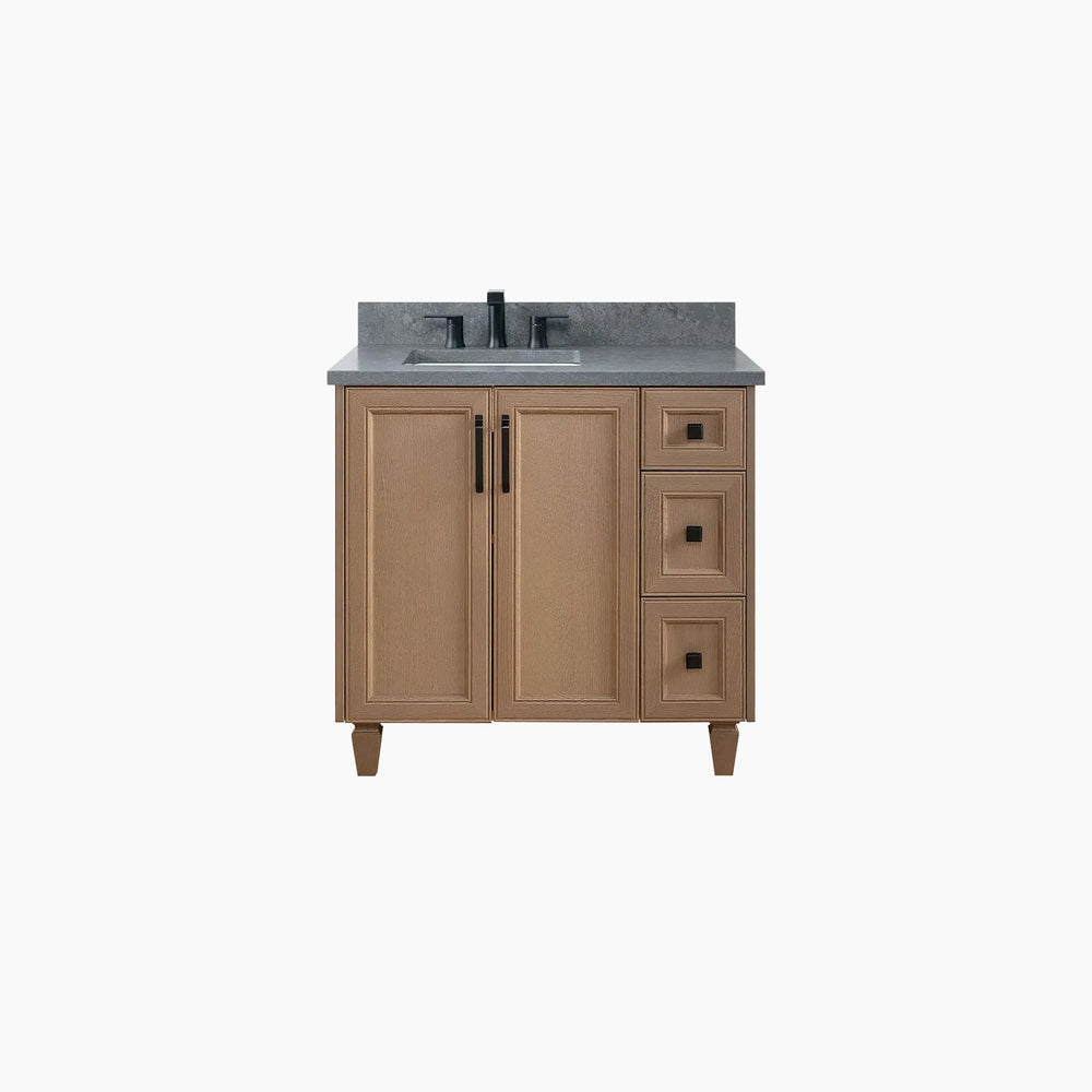 
                  
                    Davenport 36" Almond Coast Bathroom Vanity, Left Sink
                  
                