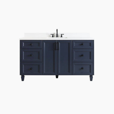 Davenport 60" Pacific Blue Bathroom Vanity