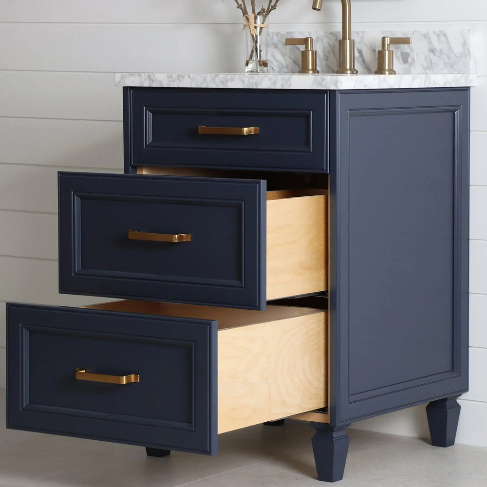 
                  
                    Davenport 24" Pacific Blue Bathroom Vanity - All Drawers
                  
                