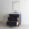 
                  
                    Davenport SLIM 30" Pacific Blue Bathroom Vanity - All Drawers Teodor Bathroom Vanity Canada
                  
                