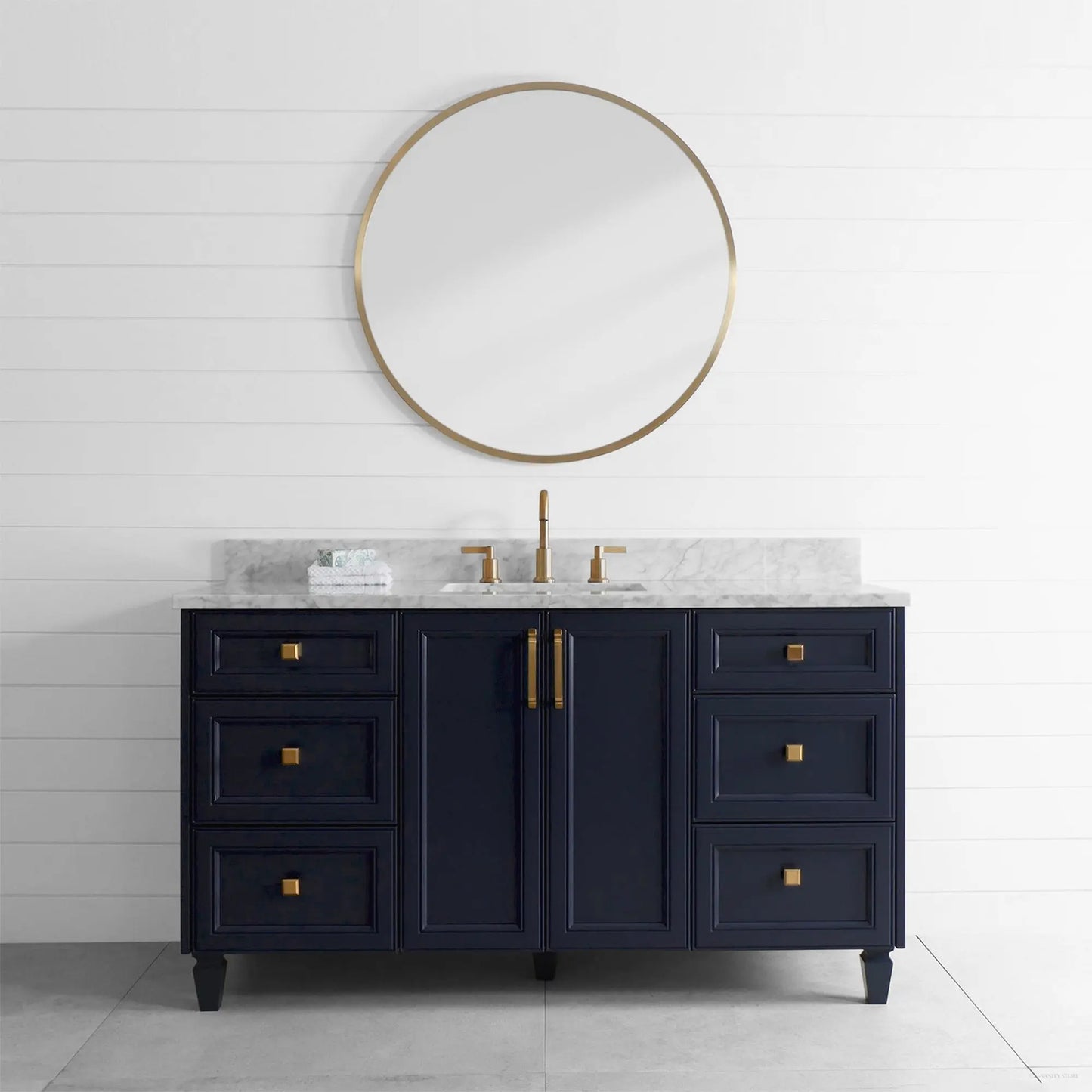 Davenport 60", Teodor® Pacific Blue Vanity Teodor Bathroom VanityCanada