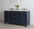 
                  
                    Davenport SLIM 60" Pacific Blue Bathroom Vanity, Double Sink Teodor Bathroom Vanity Canada
                  
                